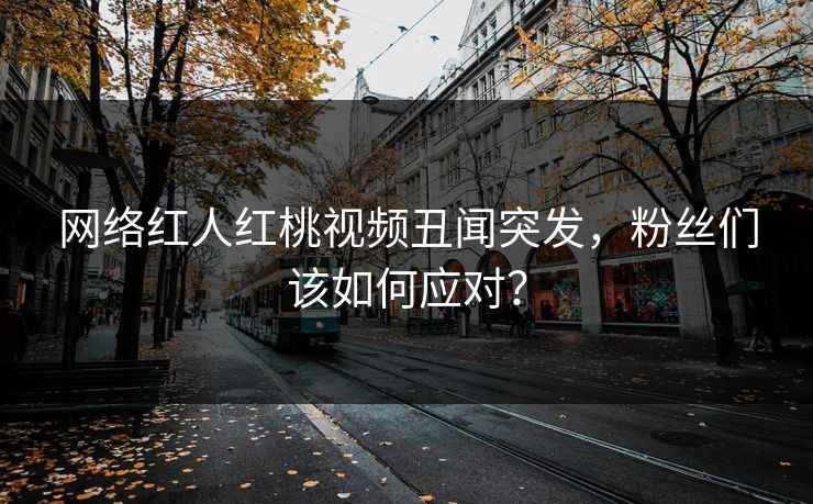 网络红人红桃视频丑闻突发，粉丝们该如何应对？